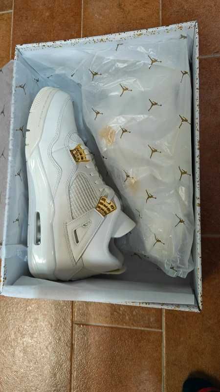 Jordan 4 Retro Metallic Gold Rozmiar 45
