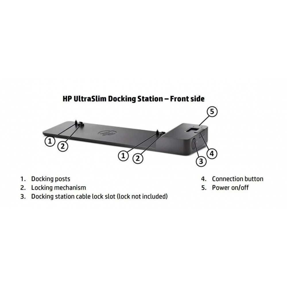 Base & Duplicador de Portas HP 2013 UltraSlim Docking Station