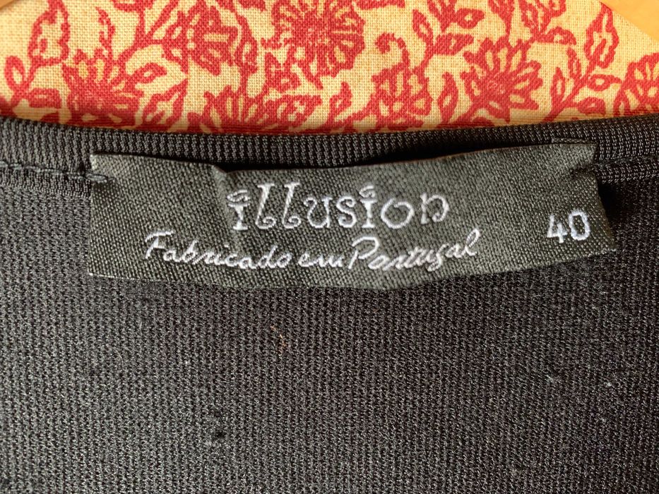 Vestido Illusion, tamanho 40 / L