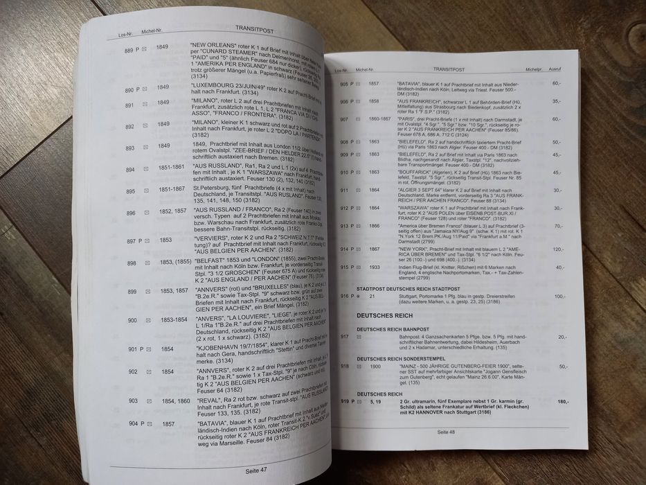 Katalog Album Dom Aukcyjny Moneta Znaczki Pocztówka Niemcy II Wojna