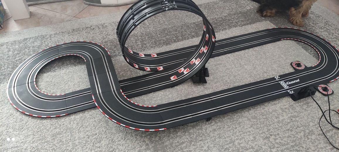 Tor wyścigowy samochodowy elektryczny mariokart Wii Carrera