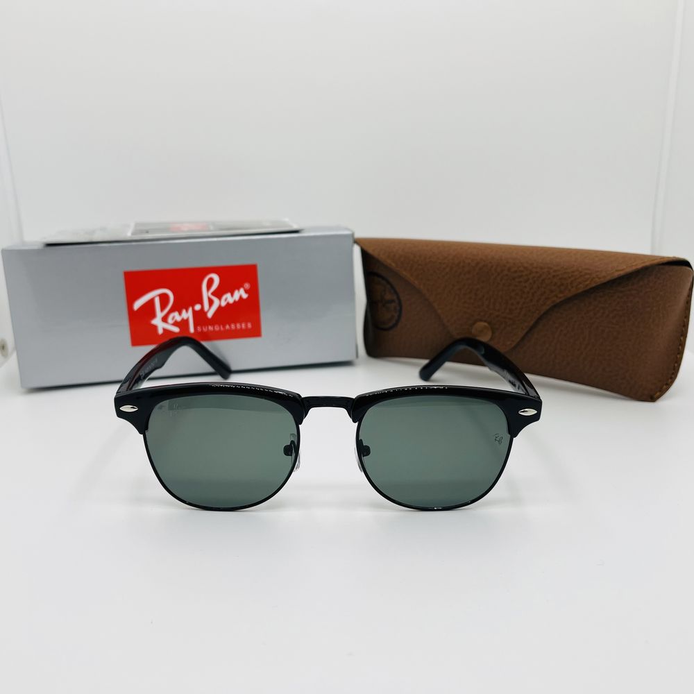 Солнцезащитные очки Ray Ban Clubmaster 3016 51мм стекло (mix)