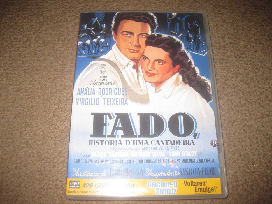 DVD "Fado, História de uma Cantadeira" com Amália Rodrigues