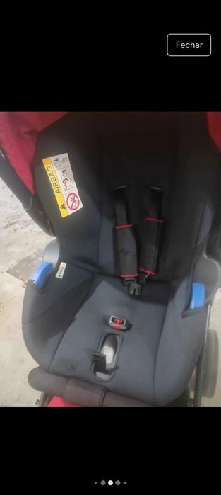 Carrinho 3 em 1 hauck rapid 3 plus trio set
