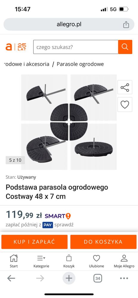Podstawa pod parasol OKAZJA