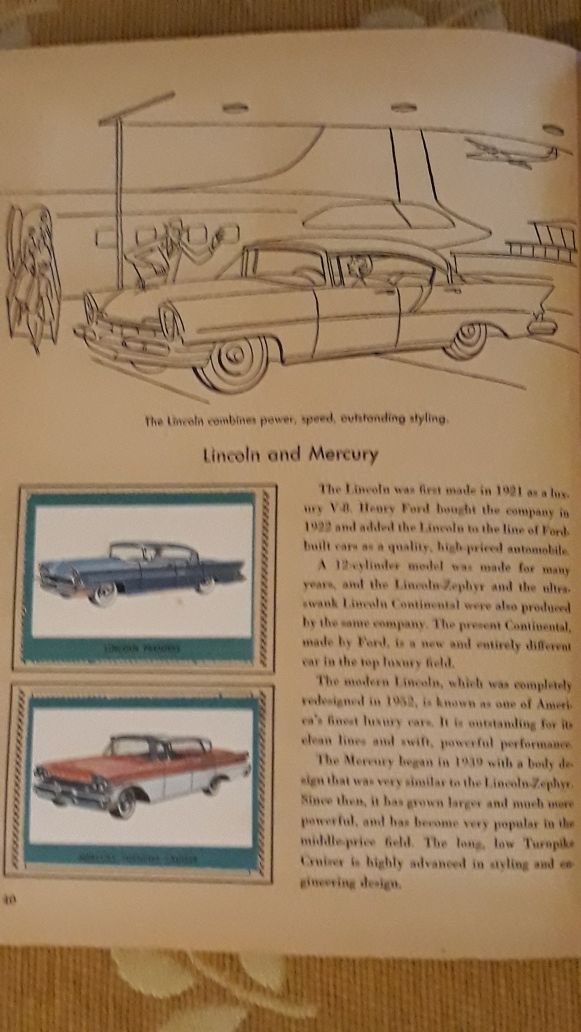 revista fotos em selos de automóveis antigos ano 1957