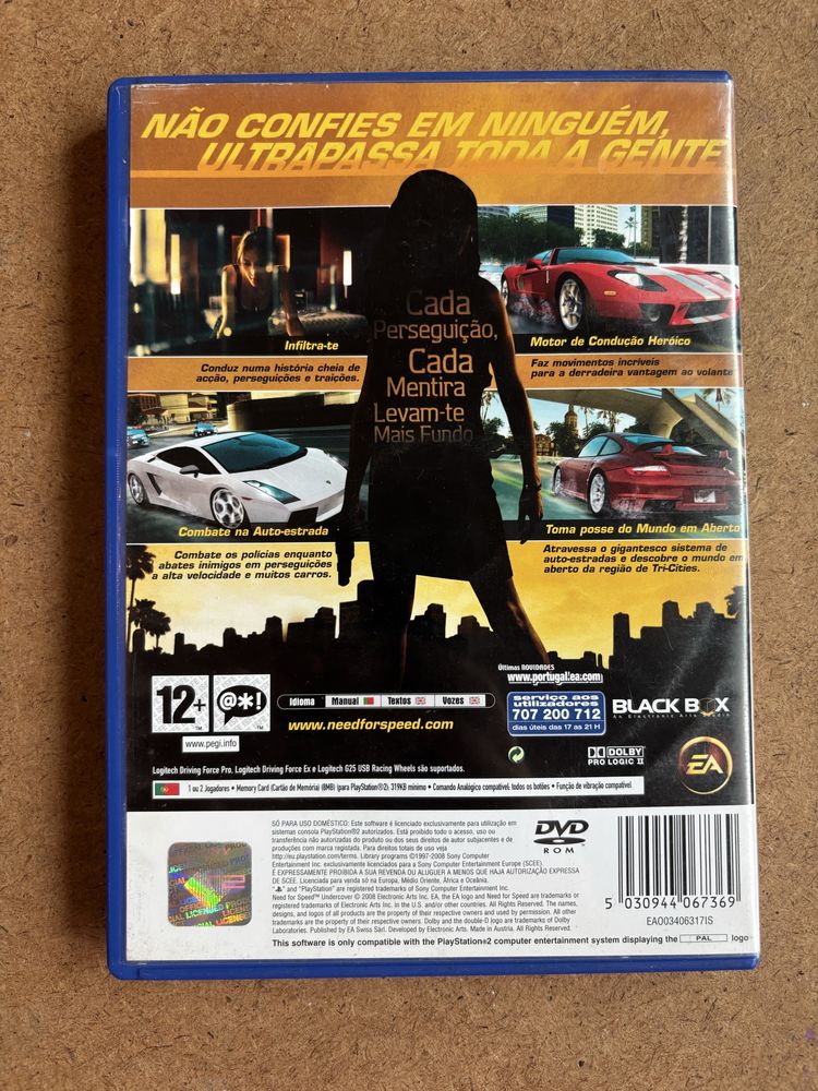 Jogos Playstation - Gran Turism e Need for Speed Undercover
