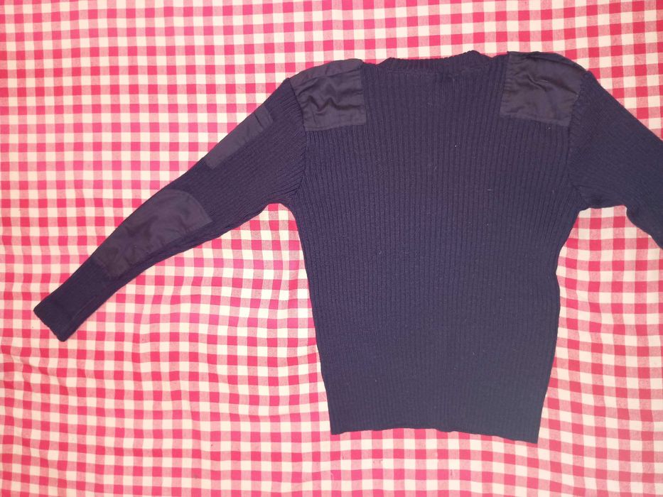 Sweter męski norweski Eskimo 100% wełna XL