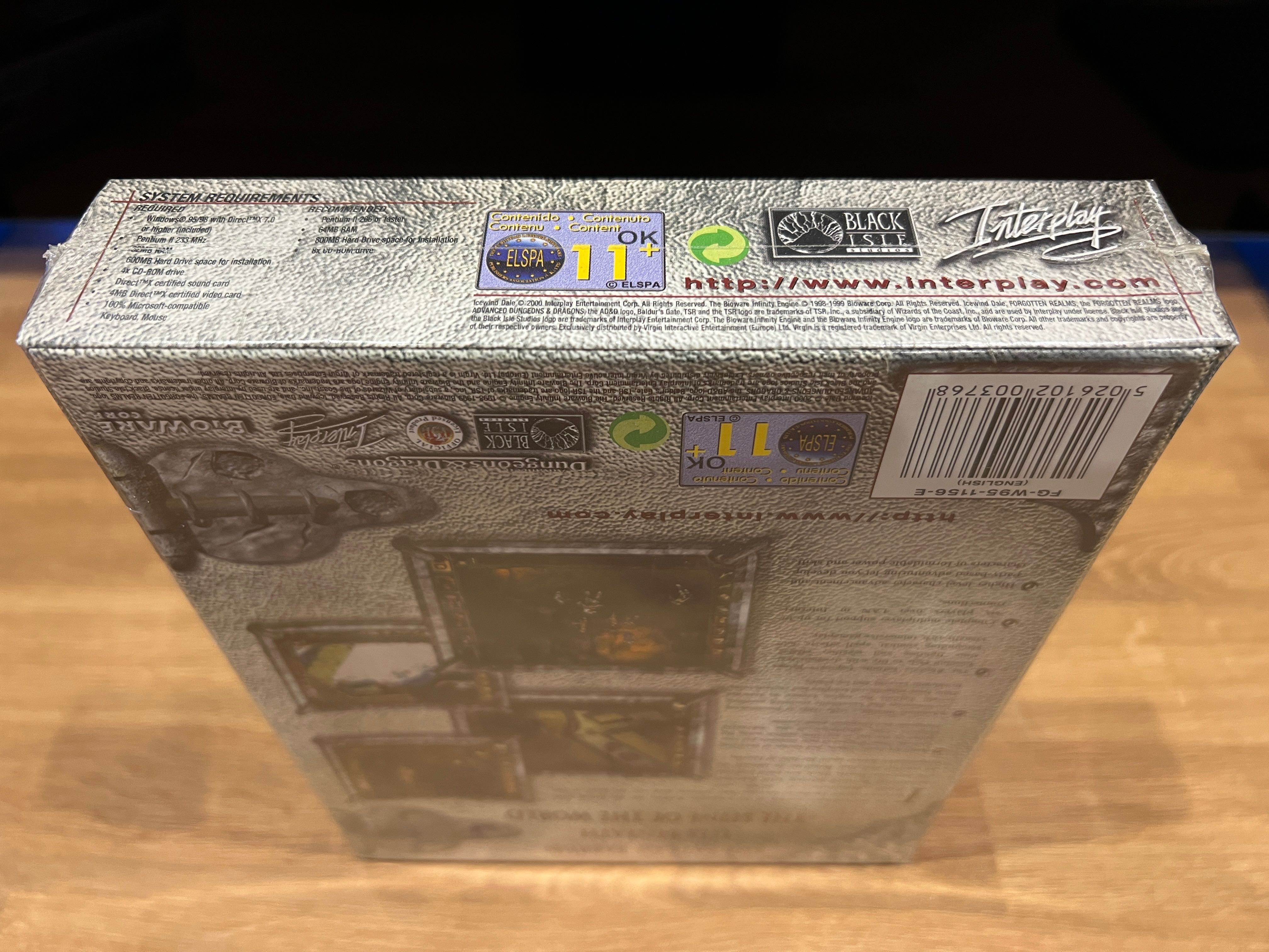 Icewind Dale 1 NOWY FOLIA (PC EN 2000) BIG BOX premierowe wydanie