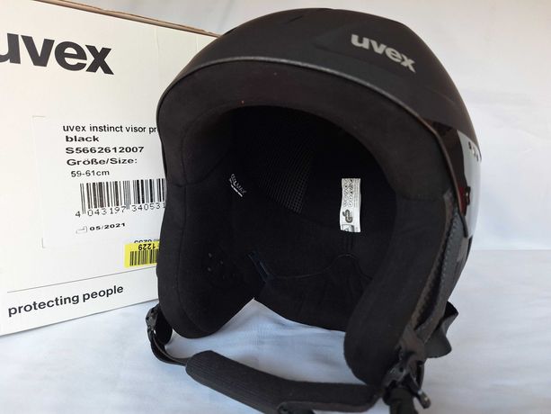 Kask narciarski Uvex Instinct Visor Pro V Vario Black L 59-61cm