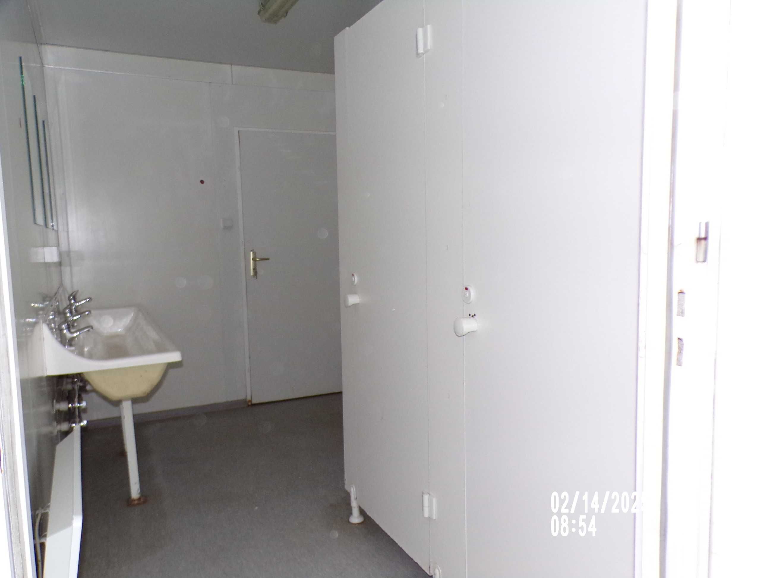 Kontener z prysznicem i sanitariatem WC – MS20 - używany
