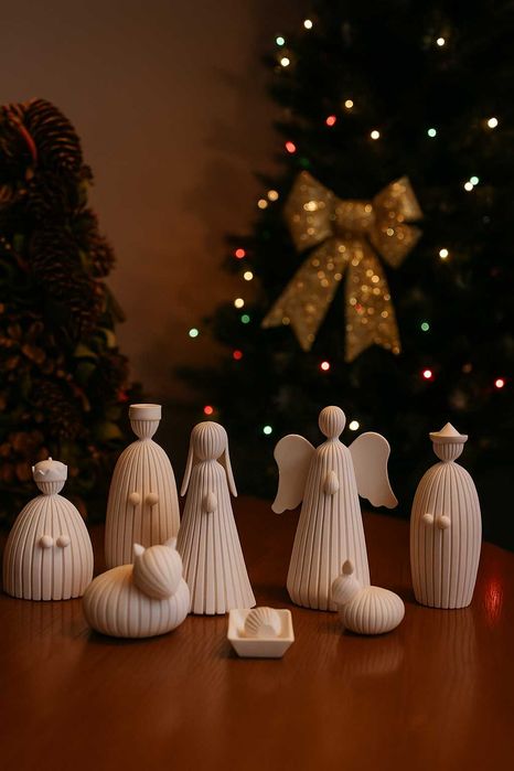 PRESEPIO natal Branco
