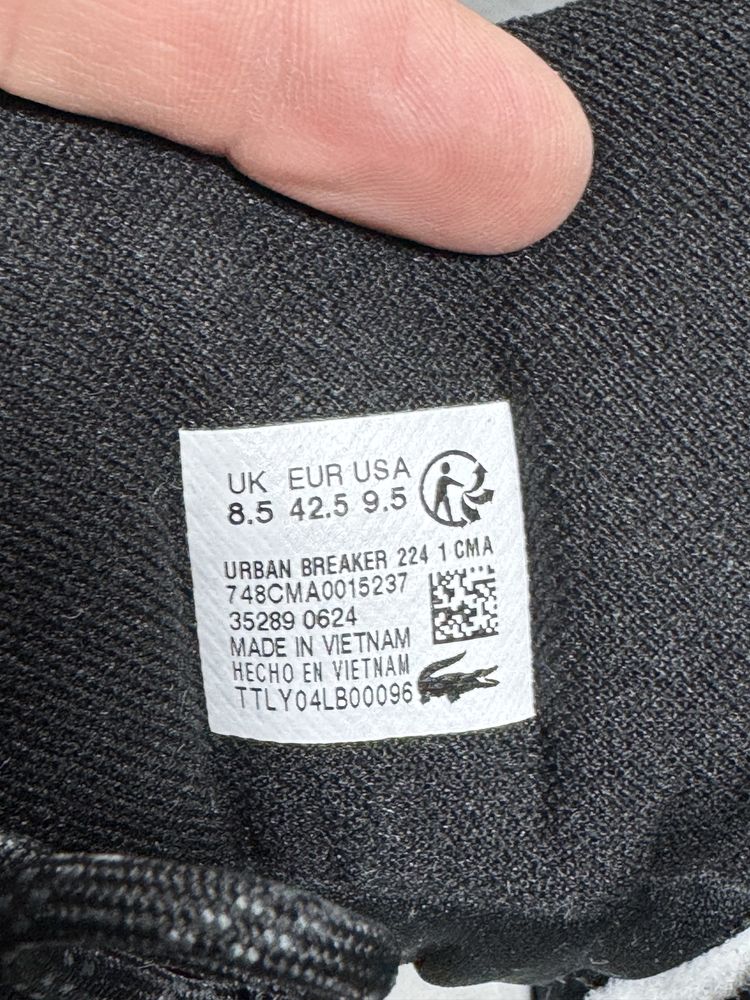 Зимние ботинки Lacoste Urban Break оригинал