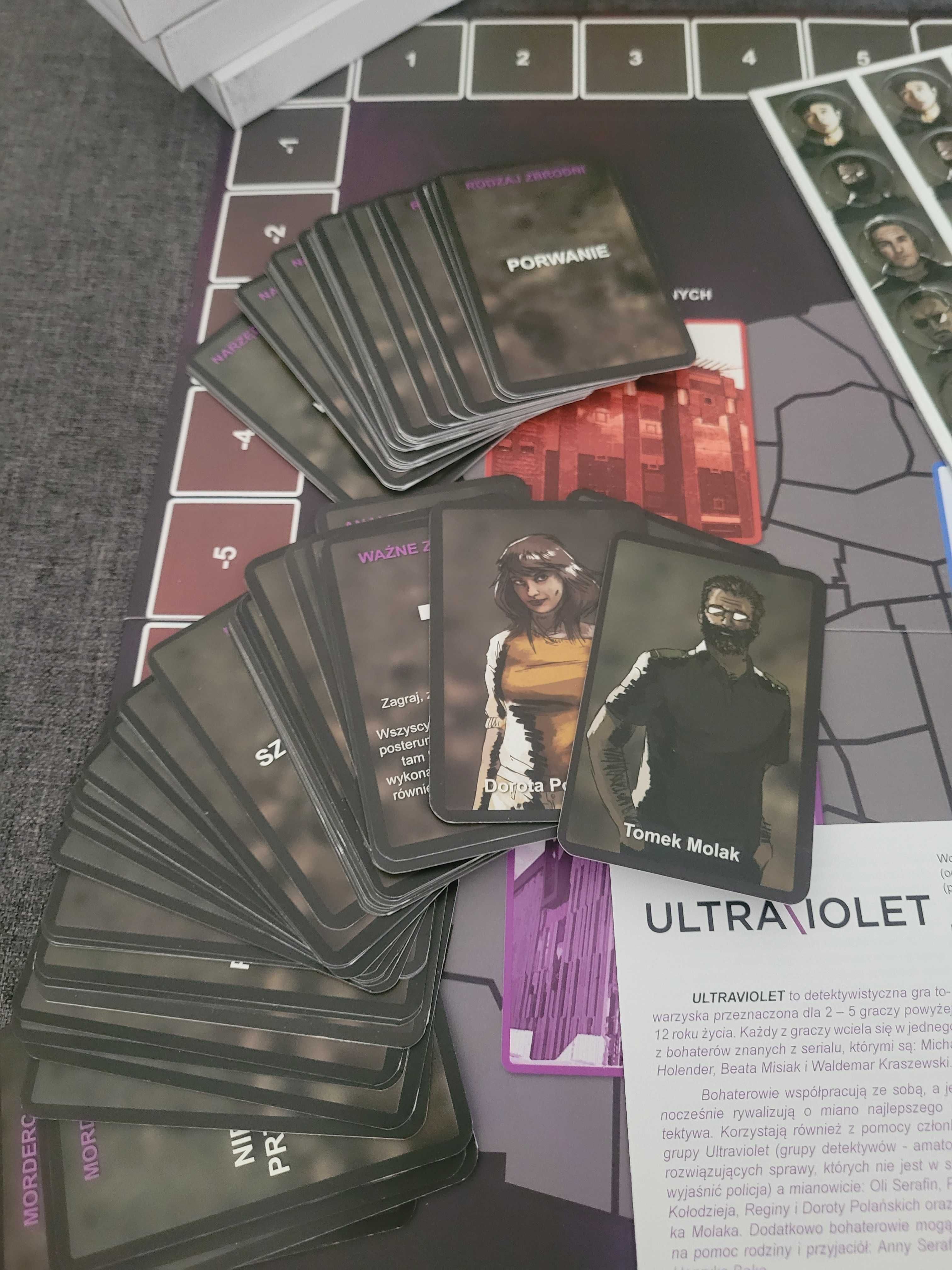 Gra planszowa Ultraviolet sygnowana logo stacji AXN limitowana wersja