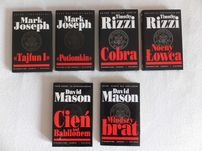 Książka sensacyjna-M.Joseph,T.Rizzi,D.Mason- czarna seria-okazja!