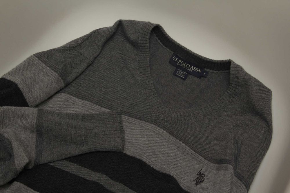 US Polo Assn. рр L свитер теплый из акрила