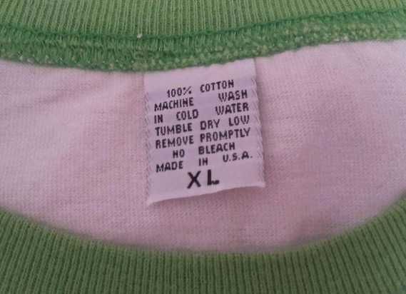 T-shirt XL da Luaka Bop de David Byrne. Nova.