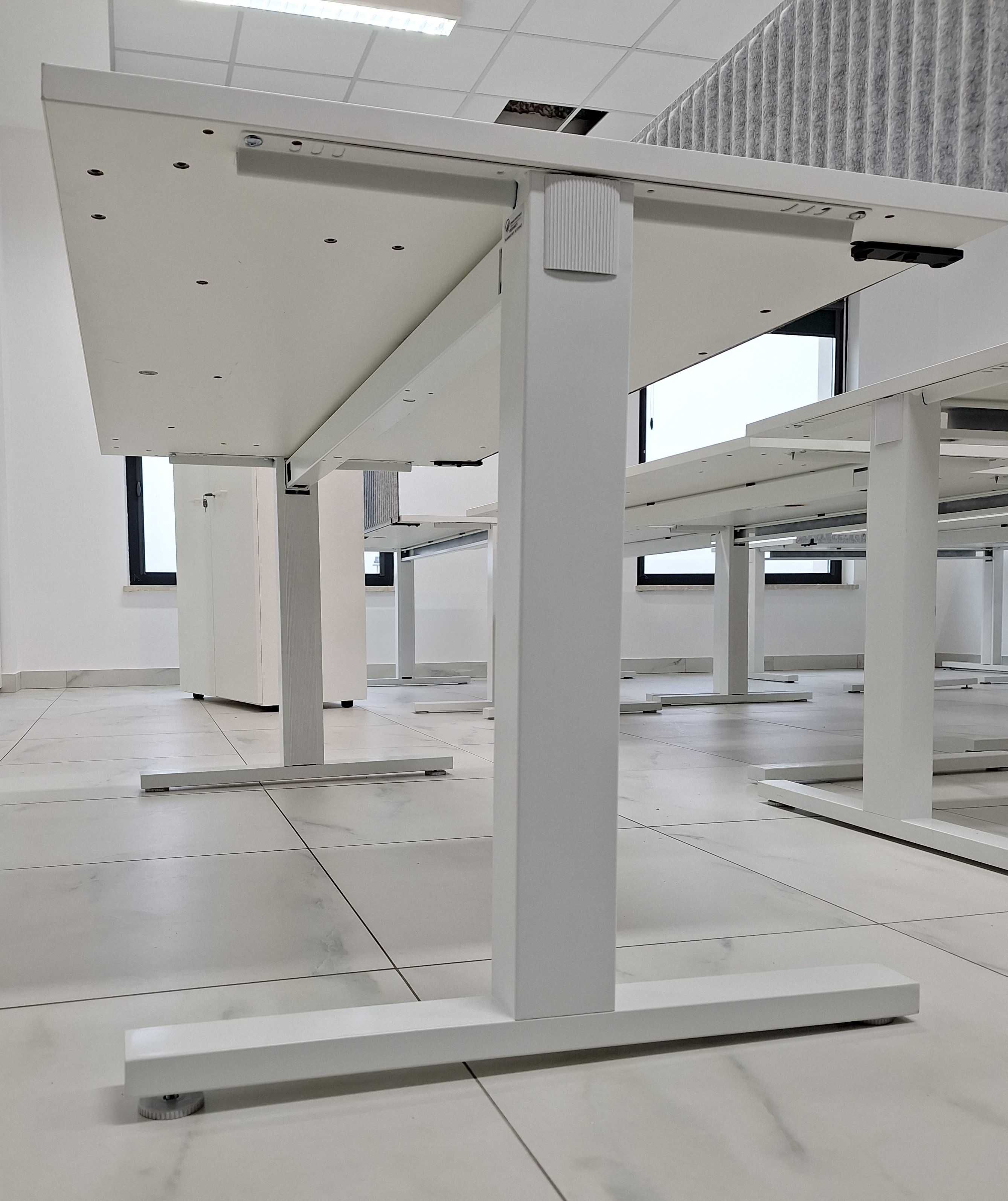 Biurko kolor biały wymiary 160x80x73,6