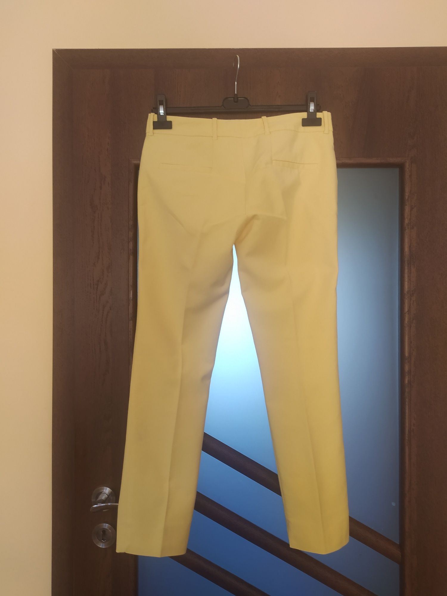 Spodnie eleganckie w kant chinosy r 36 S Zara