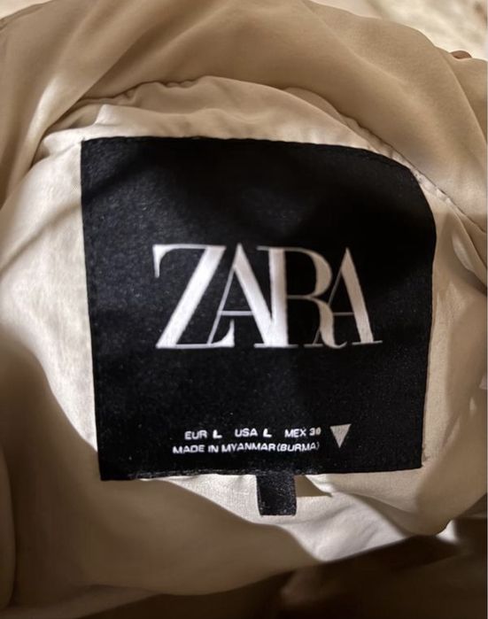 Весняно-осіння вкорочена курточка zara