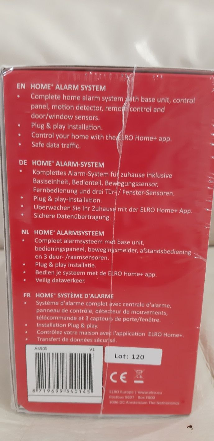 Inteligentny Bezprzewodowy System Alarmowy ELRO AS90S Home+ - Wifi