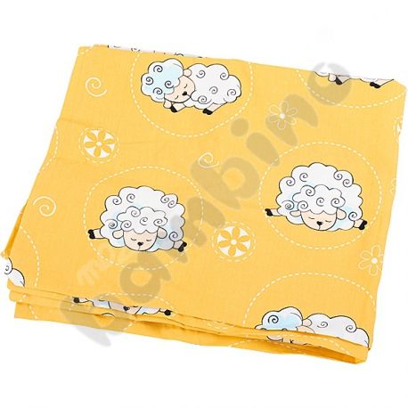 Poszewka na kołdrę żółta Moje Bambino 70 x 120 cm