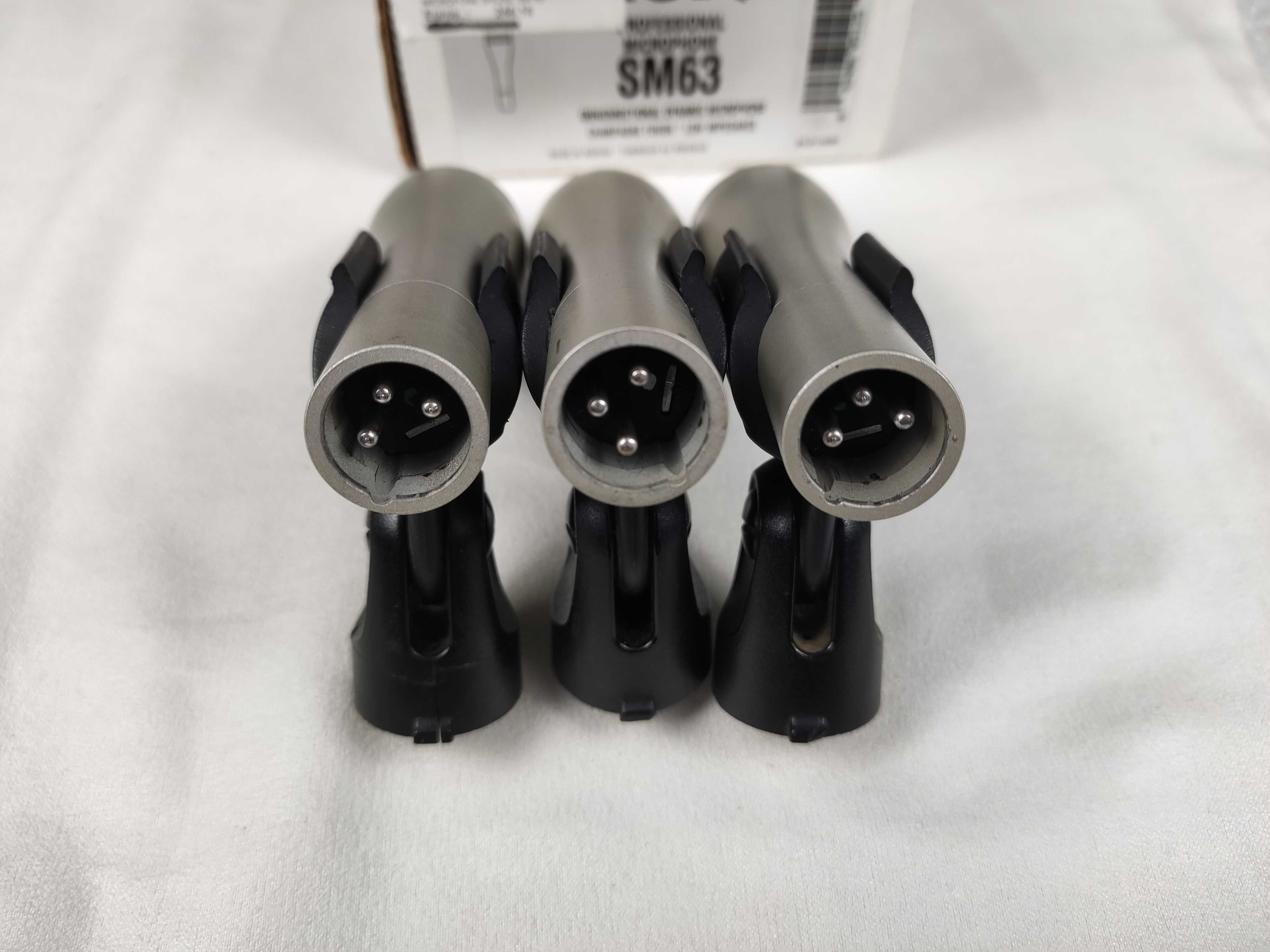 3 Microfones Shure SM63
