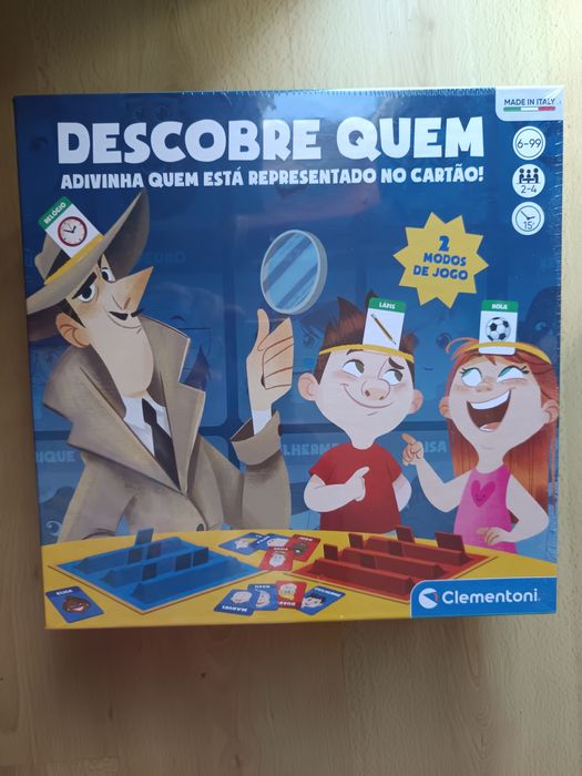 Jogo Descobre Quem, Clementoni,  novo e embalado