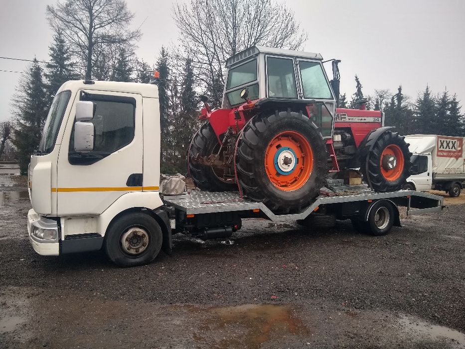 Autolaweta laweta transport ciągników maszyn koparek do 7 i 14 ton