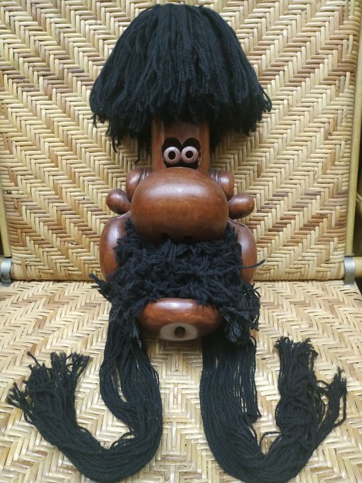 Запорожский казак: маска, резьба, дерево, ручная работа.