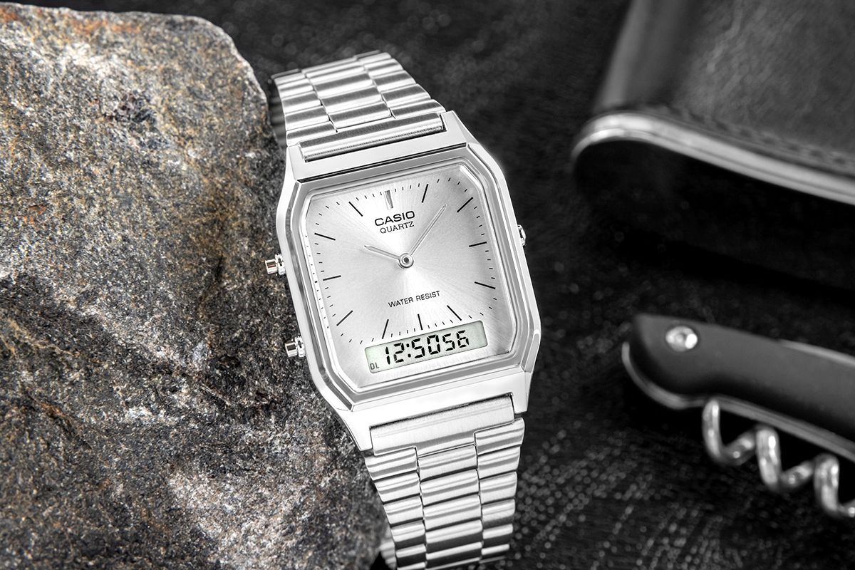 zegarek damski casio aq-230a-7amqydf + box