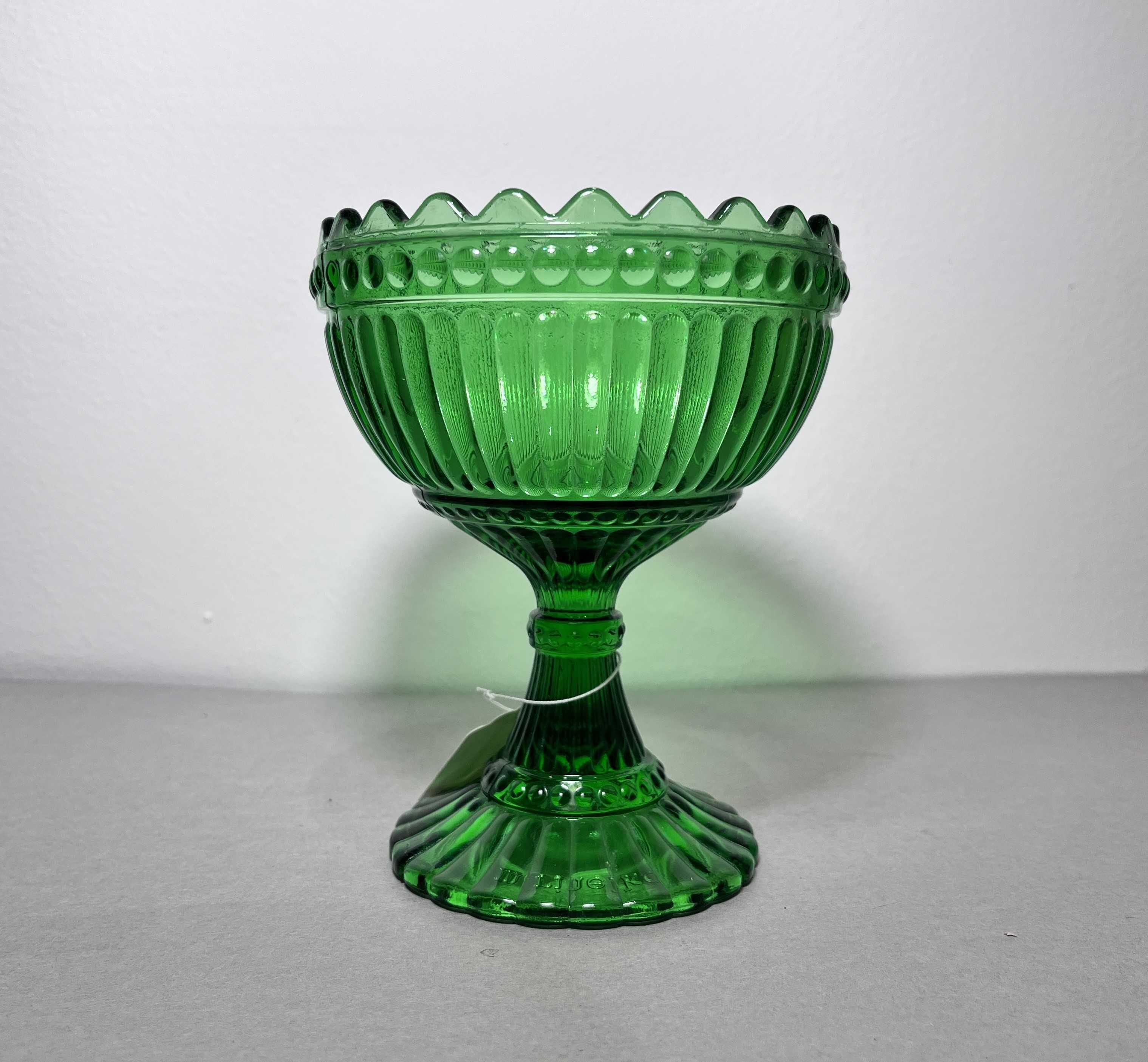 PRZECENA Szkło cukiernica pucharek Iittala Marimekko Finlandia zieLEŃ