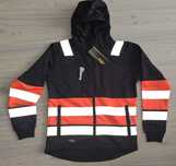 8038 Snickers M Hi-Vis bluza robocza z kapturem odblaskowa monter