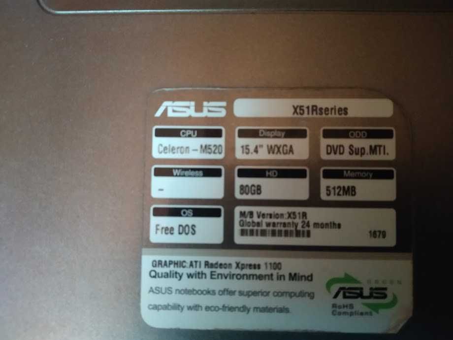 Ноутбук Asus X51R