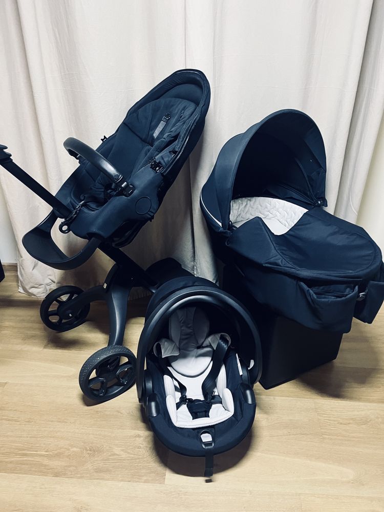 Stokke Xplory X wózek 3 w 1 black