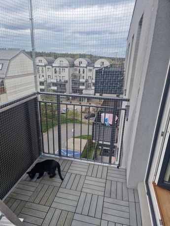 Montaż siatki na balkonie oknie dla kota lub przeciw ptakom CAŁY ŚLĄSK