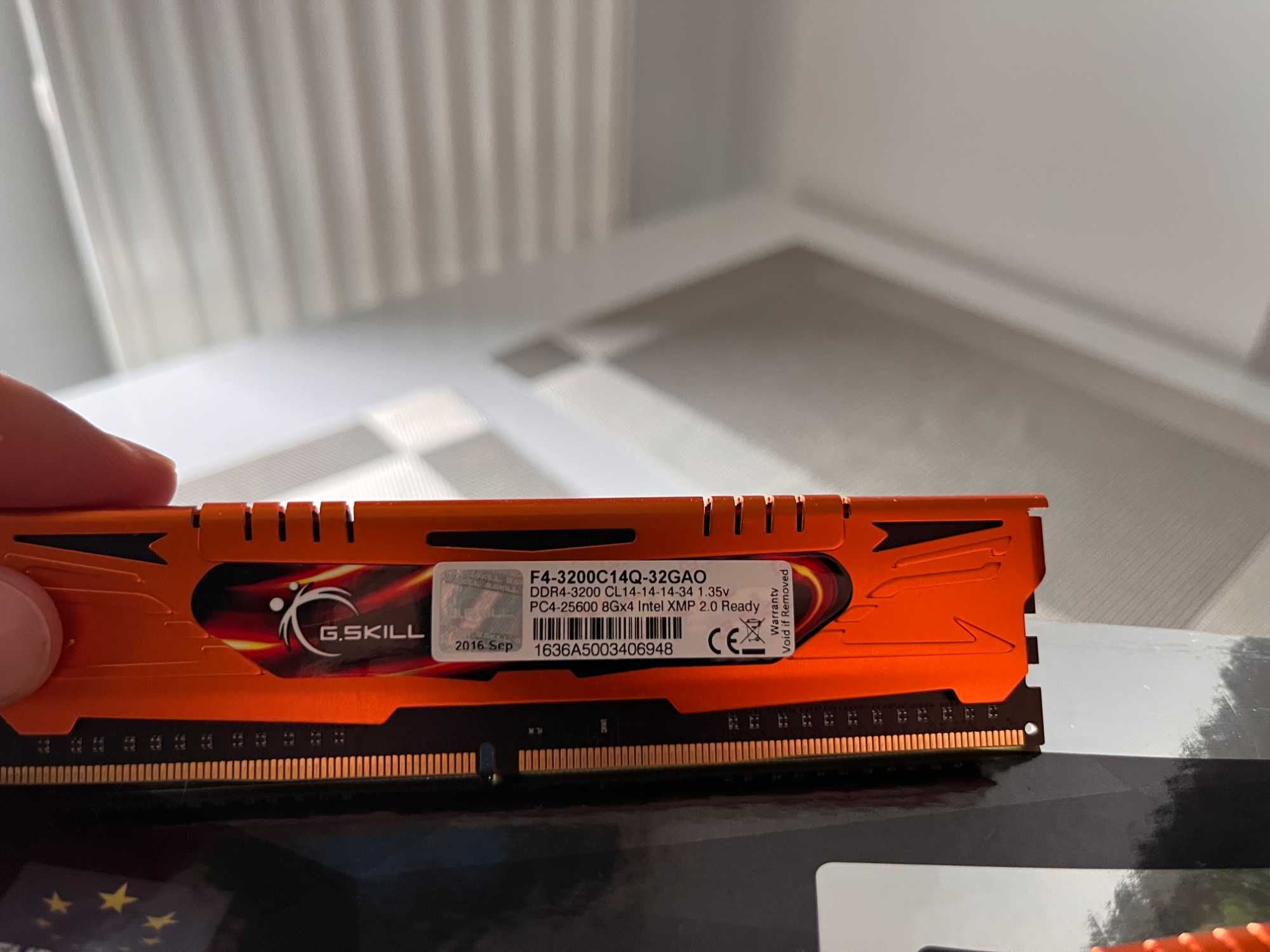 Pamięć RAM G.Skill 16gb (2x8gb) DDR4 3200MHz DIMM CL14. Samsung B-die!