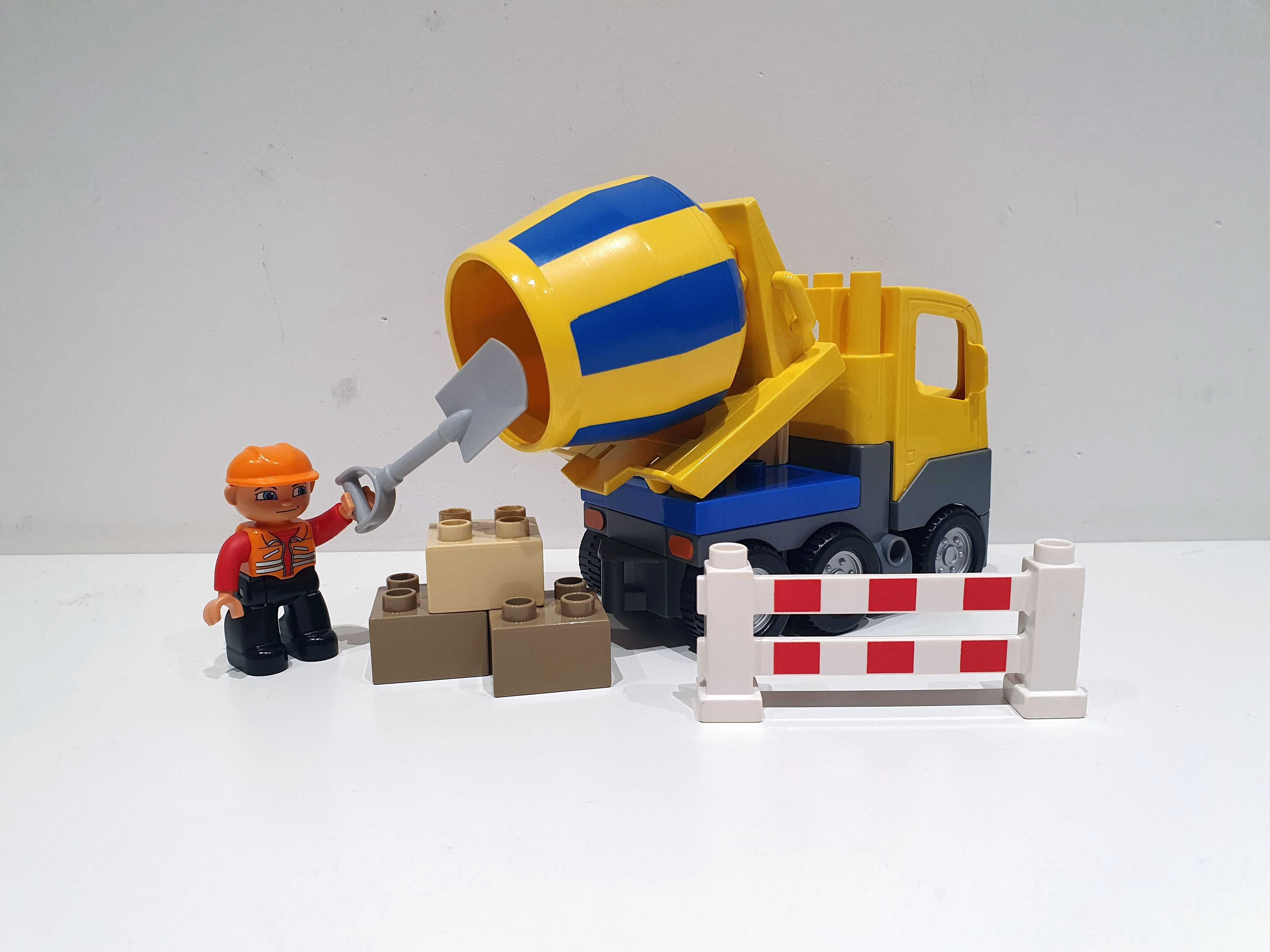 Lego DUPLO 4976 betoniarka budowa łopata płotek klocki