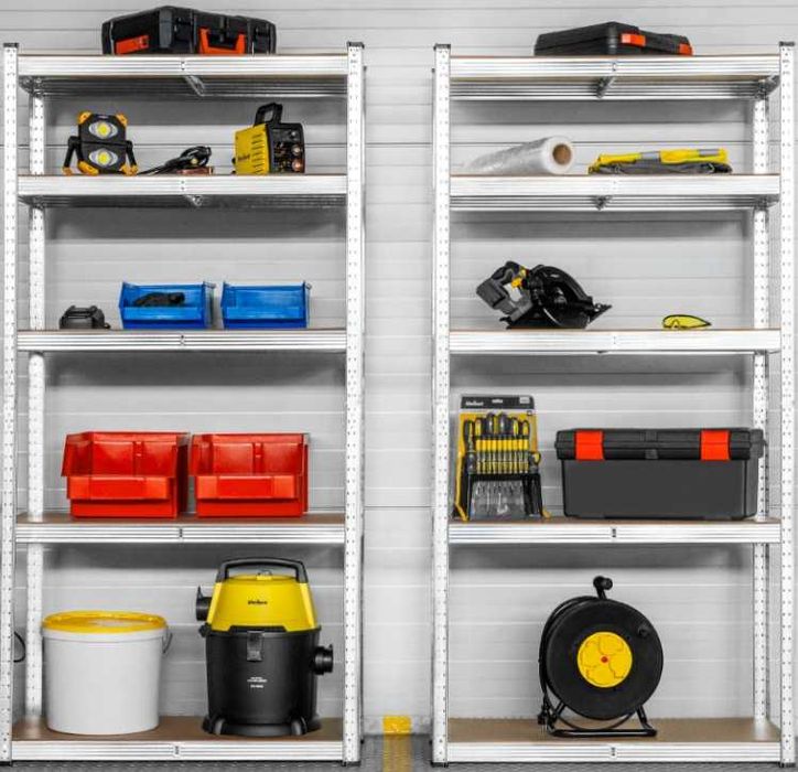 РАСПРОДАЖА стеллаж металлический  150/70/45 МДФ 5 полок стелаж чорний