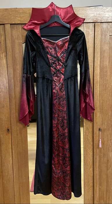 Sukienka Halloween - drakula wampirzyca - r. 158-164