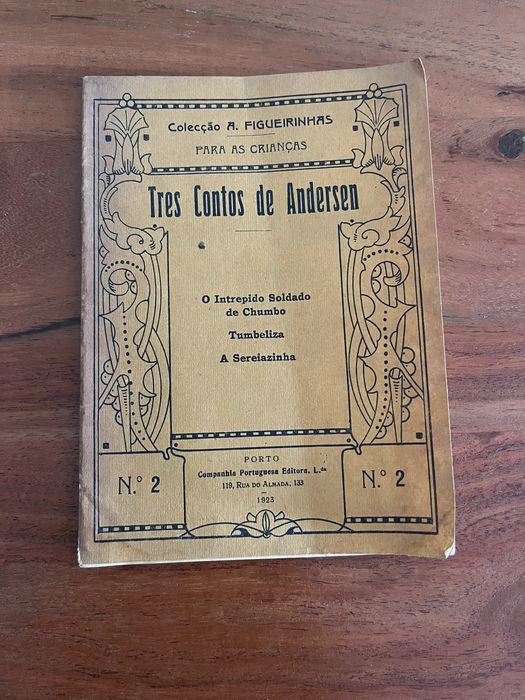 Livro três contos de Andersen