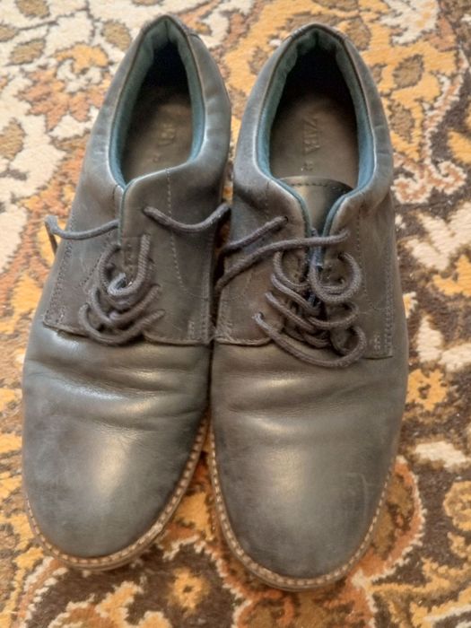 Шкіряні підросткові туфлі -макасини