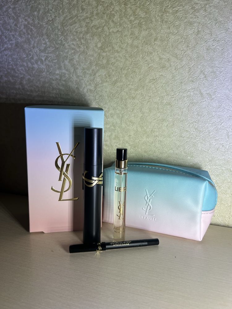 Подарочный набор Yves Saint Laurent. Подарок. Libre + тушь YSL.