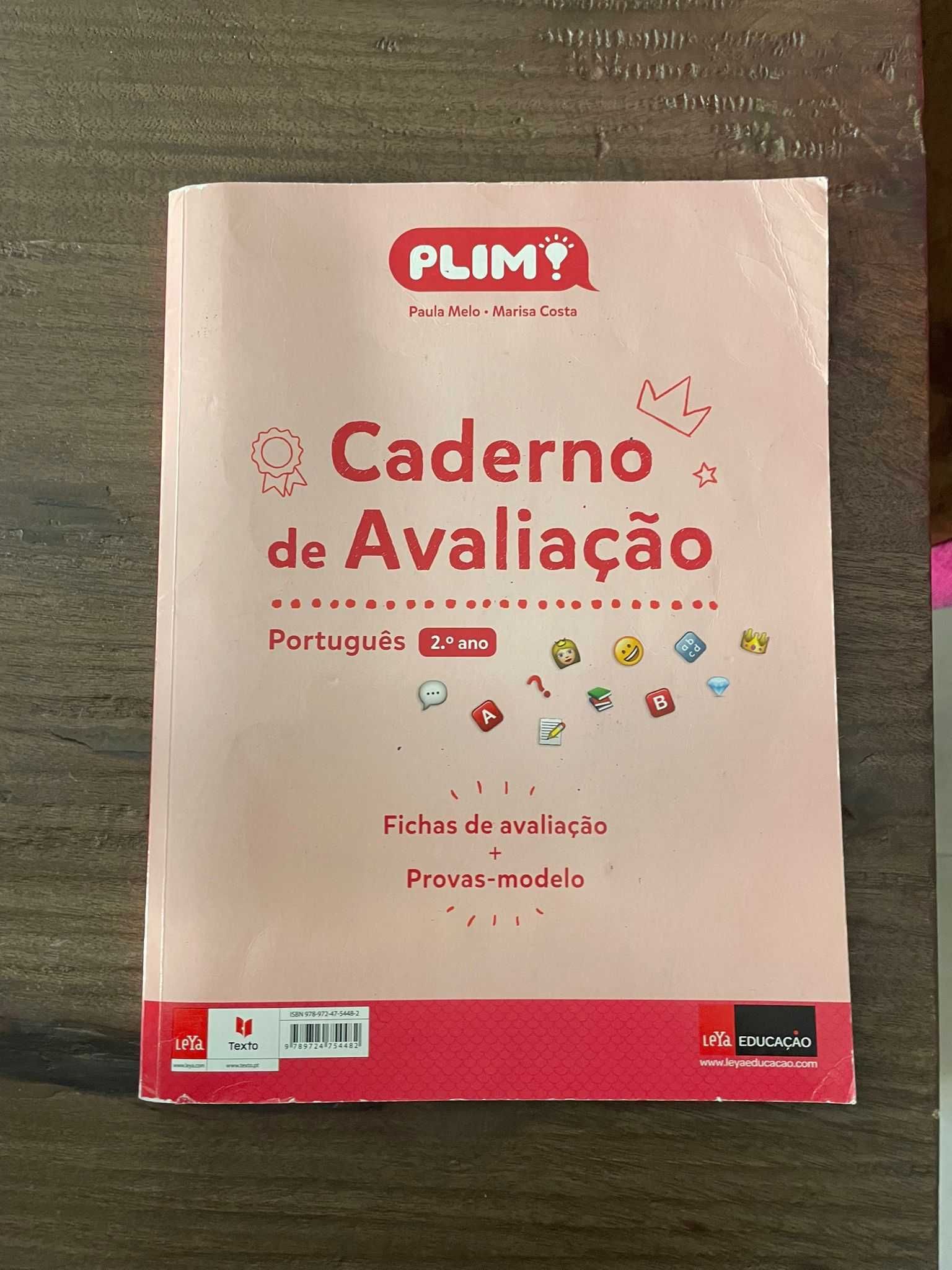 Livro Plim Português 2º Ano ( Manual + Caderno de Fichas )