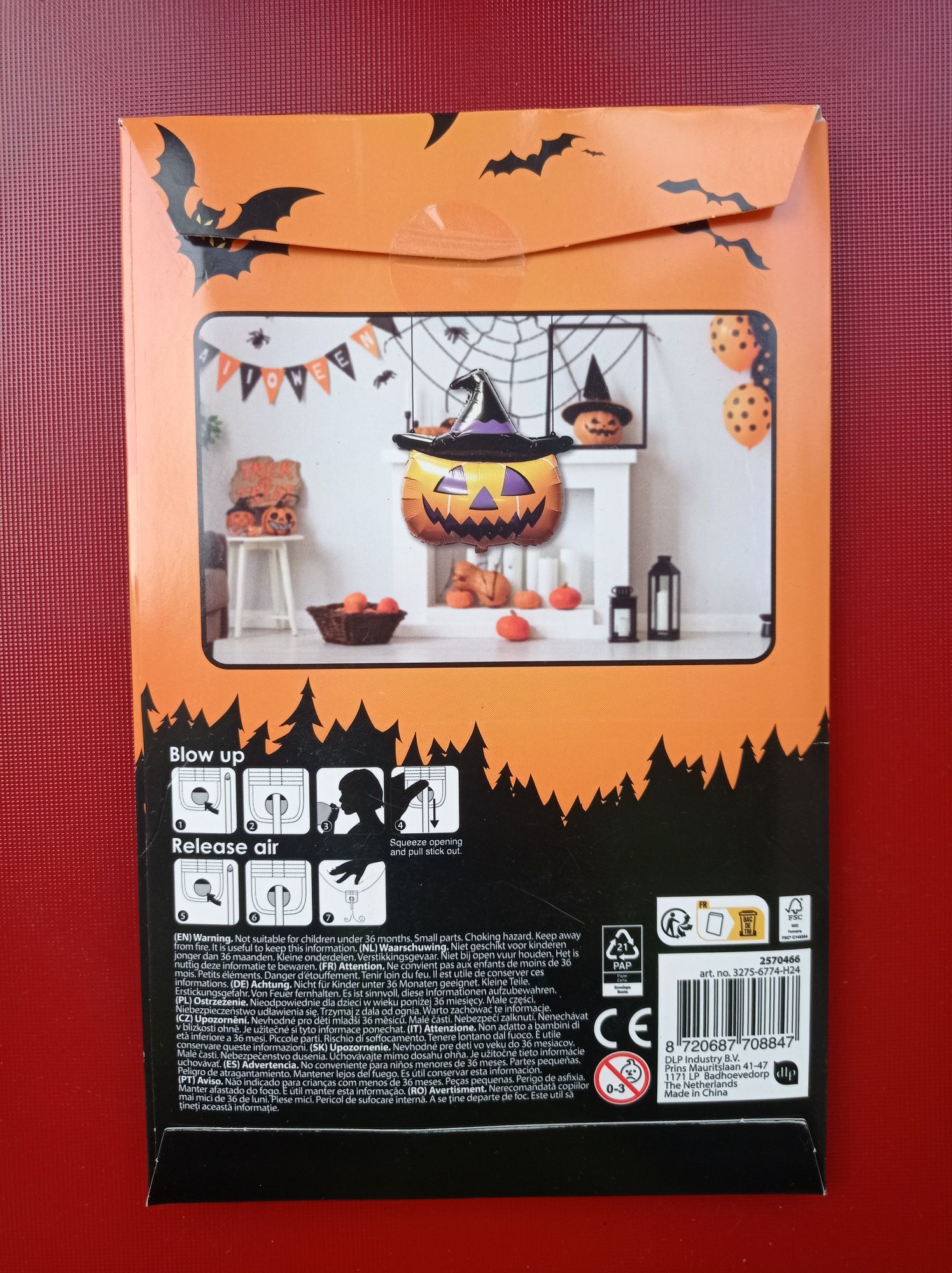 Halloween Dynia Balon ozdoba balony ozdoby dynie #KupMiChceTo