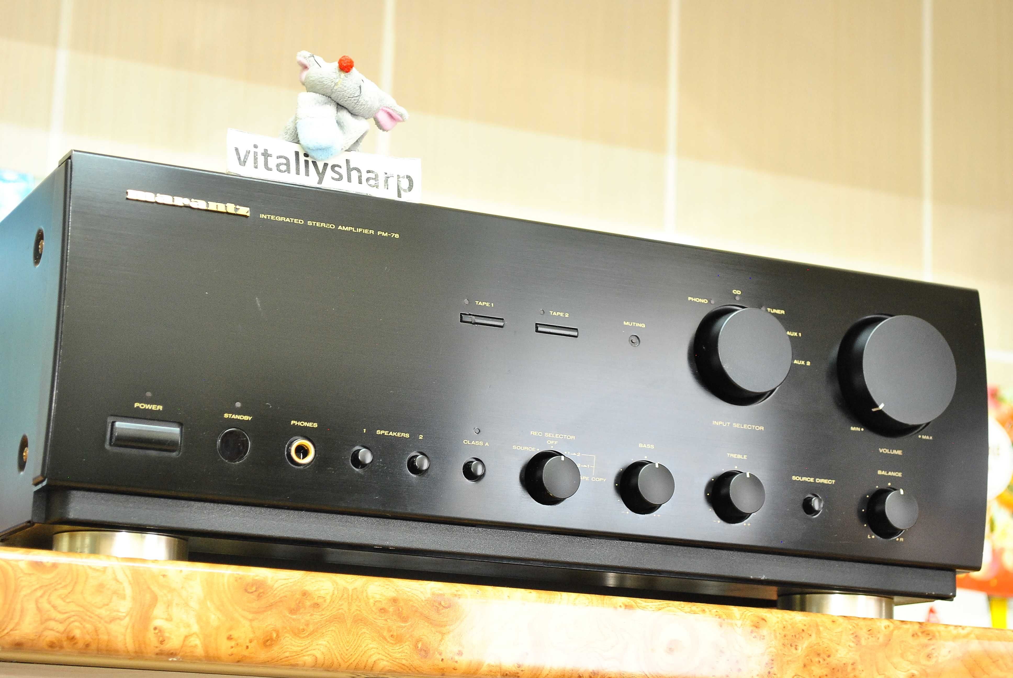 Топовый MARANTZ PM-78 (841) class A 13кг 95вт суперсостояние!