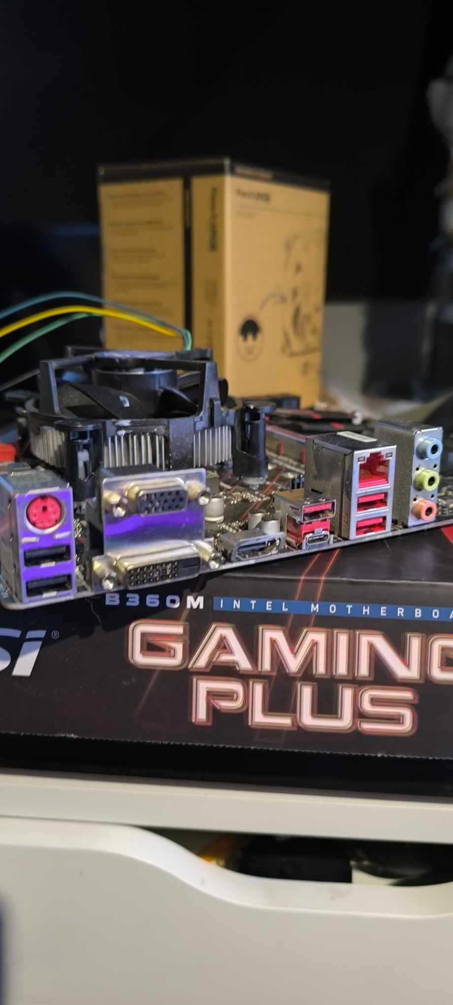 Płyta główna MSI M360M Gaming PLUS +Intel I5 9400F z chłodzeniem