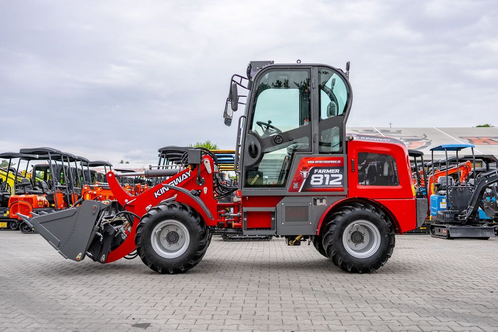 Ładowarka kołowa przegubowa udźwig 1200 kg + osprzęt + szerokie opony