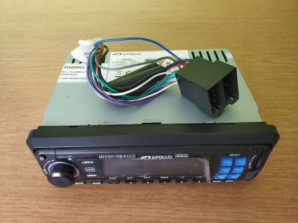 Radioodtwarzacz samochodowy Apollo OMEGA MP3 USB/SD/AUX/Radio FM 4x45W
