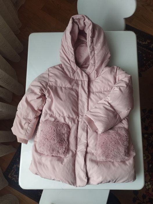 Зимова  куртка Zara та штани комбінезон 104